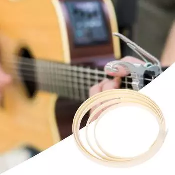 Гитарный гриф корпус окантовка Purfling полоса для гитар Luthier укулеле аксессуар полоса 6 мм бас 16 B4R8 white-1.5mm