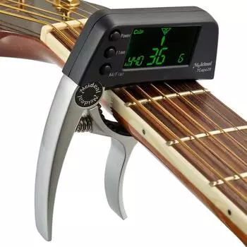 Гитарный каподастр Meideal TCapo20 со светодиодным экраном 1,6 дюйма + высокая чувствительность и точность