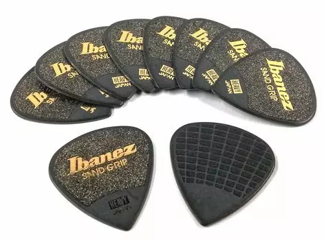 Гитарный медиатор IBANEZ HEAVY x 10 шт. PA16HSG-BK 1,0 мм