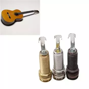 Гитарный разъем Jack Split Tail Nail Аксессуары для гитары One Size золотой