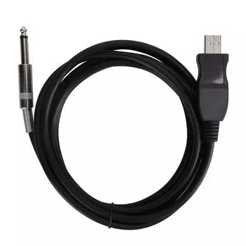 Гитарный USB-кабель длиной 3 метра, совместимый с компьютерным инструментальным кабелем для подключения к электросети