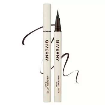 Giverny Линейка-кисть для адгезии 0,6 г, 02 черно-коричневый, 1 шт.