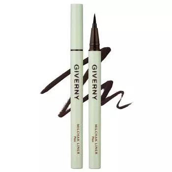 Giverny adhesion pen liner 0.6g, No. 02 black brown, 1 piece