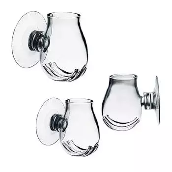 Glass Fish Tank Feeder Clear Red Worm Feeding Bowl Feed Tool Feeding Cup Eggs 4CM
