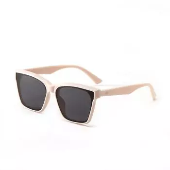 Glasses 3547 Personalized Square Rivets Adult Beach Sunglasses, Tortoiseshell Sunglasses Women