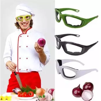 Glasses For Cutting Onions Cut Onion Goggle Without Tearing Safety Goggle Kitchen Accessories Eye Glasses Kitchen Gadget Tools чёрный