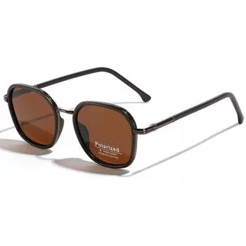 Glasses Tr90 Polarized Sunglasses Male Driver Glasses Square Versatile Retro Sunglasses Female