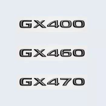 Глянцевый черный 3D ABS буквы номер GX400 GX460 GX470 эмблема для багажника автомобиля Lexus логотип наклейка значок glossy black