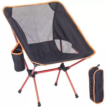 Glvaner Outdoor Folding Camping Seat Height Load Capacity Ultra Mountain Cherry Blossom Side Storage Bag Included Chair, Chair, Chair, Compact,