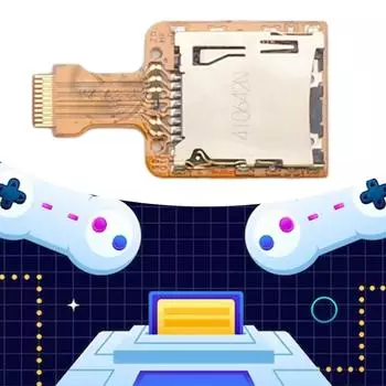 Гнездо для карты Micro SD для 3DS XL LL, запасные части, плата для считывателя карт TF, держатель для карты TF, игровые аксессуары