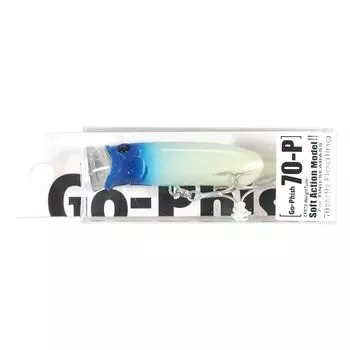 Go Fish Nanamalupi Popper for Chinook and Sea Bass Blue Go-Phish 70-P (#32 Head)