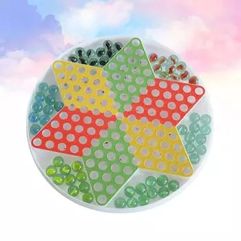 Gobang Multifunctional Flying Chess, Children s Educational Board Game, With Drawer Glass - One Size