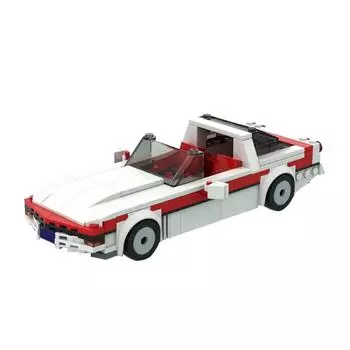 Gobricks Chevrolet Corvette Car Model Bricks Speed Champions Car Assembly Building Block Toys for Gifts
