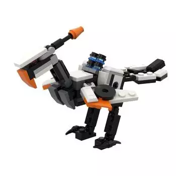 Gobricks Dawn Longleg Monster Beast Dinosaur Brick Model Building Block Set Развивающие игрушки для детей Подарки