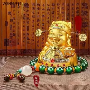 God of Wealth perfume decorations Feng Shui Decoration Car Crafts statue beads Ensuring safety Attract wealth living room decor