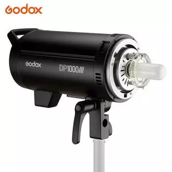 Godox DP1000III Профессиональная студийная вспышка Стробоскопическая лампа GN92 Max. Мощность 1000 Вт 2,4G JP Plug чёрный