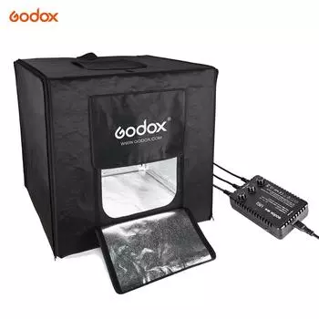 Godox LST60 60*60*60 см светодиодная мини-фотостудия, съемная палатка, софтбокс с 3 светодиодными светильниками US Plug