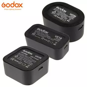 Godox Original UC18 UC20 UC29 USB Flash зарядное устройство для VB18 V850II V860II / VB20 V350 / WB29 AD200 AD200PRO UC29