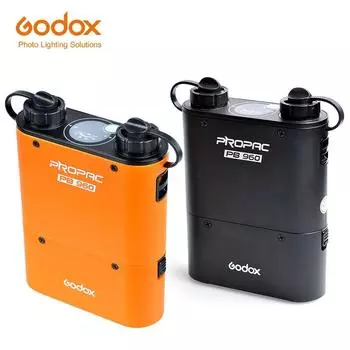 Godox PB960 Двойной выходной аккумулятор для вспышки Speedlite 4500 мАч для Canon Nikon SONY GODOX YONGNUO (Черный или оранжевый) чёрный