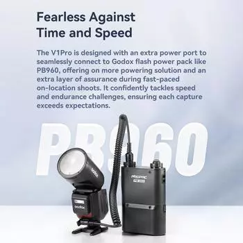 GODOX V1 PRO C 2.4G Беспроводная вспышка для камеры 1/8000 с HSS Время перезарядки 1,3 с с режимом вспышки M/TTL 10 UK plug чёрный