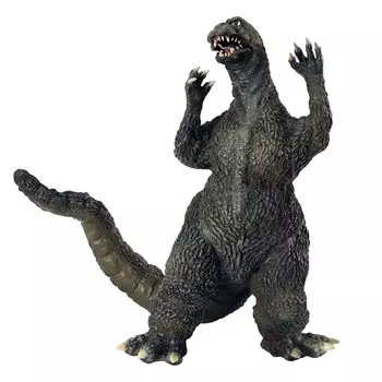 Godzilla Middle Soft Vinyl Kit Reprint Soft Vinyl неокрашенный сборочный комплект (1964 г.) Немасштаб чёрный