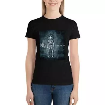 Gojira The Way Of All Flesh T-Shirt Animal Print Shirt For Girls Summer Tops Summer Top Rock And Roll T Shirts For Women S белый