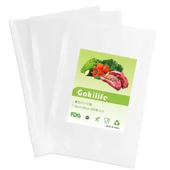 Gokilife вакуумный упаковочный пакет вакуумная упаковочная машина рулон 15 x 20 см x 200 шт. пакет для вакуумной упаковочной машины Shinku Pack Bag пищевой упаковочный рулон Saver