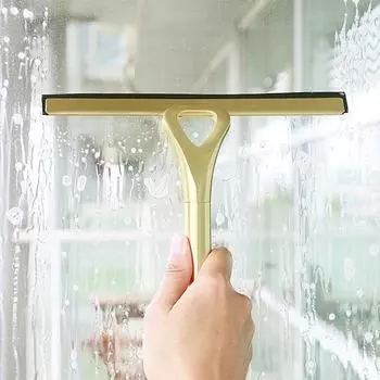 Gold Convenient And Practical Shower Squeegee For Effective Cleaning Sturdy And Durable Stainless золотой