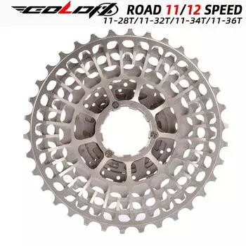 GOLDIX Ultralight CNC шоссейный велосипед кассета 11/12 скоростей k7 11S 12S 28T/32T/34T/36T кассета звездочка для SHIMANO HG