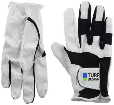 Golf Glove M [Turf Design] TDGL-2170 White/Black