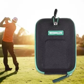 Чехол для переноски дальномера Golf Сумка для хранения дальномера Golf Ударопрочный жесткий чехол EVA зелёный