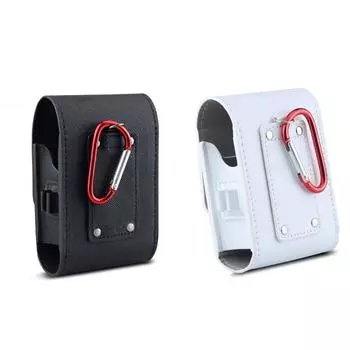 Golf Rangefinder Carrying Case with Carabiner Small Wear Resistant Golf Rangefinder Storage Bag for Golf Devices белый