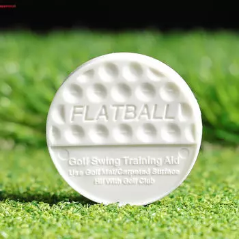 Плоский мяч для гольфа Swing Practice Ball, повышающий точность, легкий и портативный, учебный материал