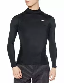 Golf Wear Inner Wear Biogear BG GOLF High Neck Long Sleeve Swing Stability Support Sweat Absorbent Quick Drying UV Protection Stretch 52MJ0004 Black M чёрный