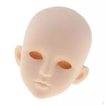 Голова куклы для девочки 1/4 без глаз для BJD