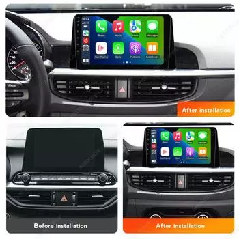 Головное устройство Navifly 1Din Smart System Android Car Radio Player для KIA Morning 3 Picanto 2017-2020 GPS Stereo Wireless Carplay BT