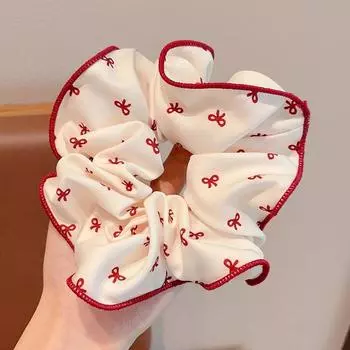 Головной убор Ancola Red, Детское кольцо для толстой кишки, Не вредит волосам, Веревки для волос для девочек, Шарики для завязывания волос для девочек, Высокие эластичные кольца для волос