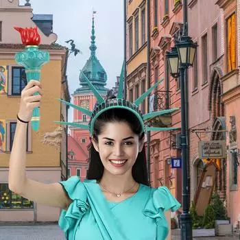 Головной убор для вечеринки, танца, косплей, повязка на голову, аксессуары для костюмов для женщин One Size