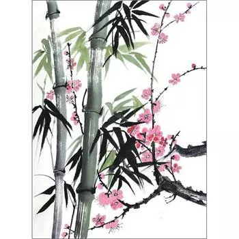 Головоломка Korea Ink Bamboo Jigsaw Puzzle 3511, популярные корейские головоломки