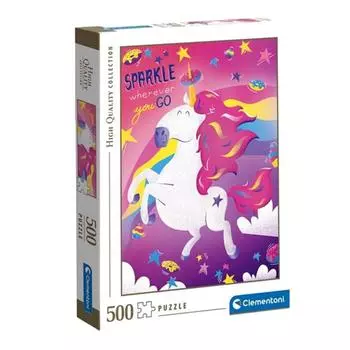Головоломка с единорогом Clementoni 500шт