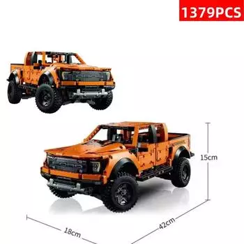 Головоломка строительные блоки 1379PCS10 F-150 SUV гоночные блоки пикап сборка грузовика кирпич игрушка подарок для мальчиков и детей