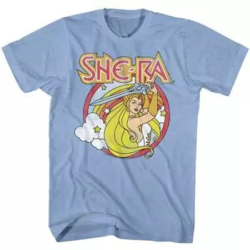 Голубая футболка унисекс Masters Of The Universe Rainbow Sword S