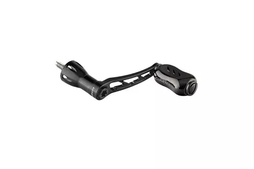 Gomexus Handle Single Handle 50mm Titanium Knob for 22mm Reel Aluminum Compatible with Shimano Daiwa Spinning Reel Shimano Compatible -50mm, All Black