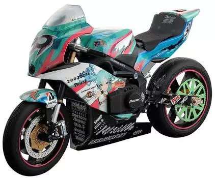 Гоночный Мику TT Zero 13 Кай ABS окрашенная готовая фигурка exride Spride.07 Немасштабная