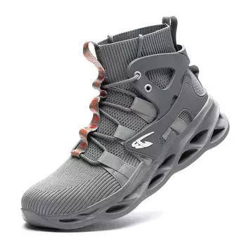 Good Quality Footwear Functional Waterproof Hiking Shoes Anti-Slip Steel Toe Industrial Protective Safety Shoes 40 чёрный