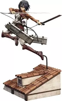 Good Smile Company Атака титанов Микаса Акерман DX Scale Пластиковая окрашенная полная фигурка Перепродажа Ver. 1/8