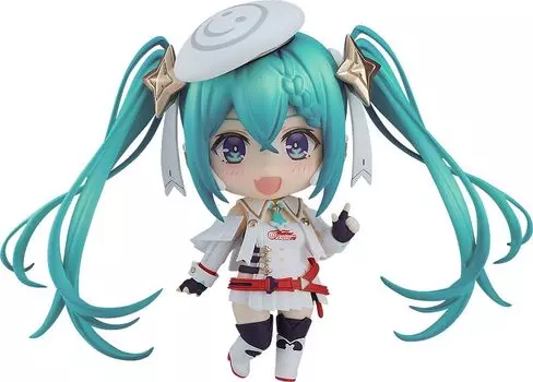 Good Smile Racing Nendoroid Hatsune Miku GT Project Racing Miku 2023 Ver. Немасштабная подвижная фигура, раскрашенная из пластика.