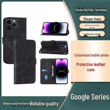 Google 6A/8PRO Leather Flip Phone Case with Side Buckle and Card Slot Google 7 Pro