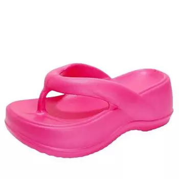Goosecret Summer Thick Sole Slippers For Women Soft Comfort Flip Flops Arched Outdoor Beach Shoes Female Indoor Showering Sandal 37-38 розы красного