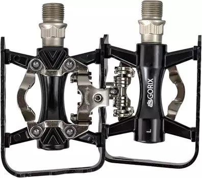 GORIX Binding Single Flat Bicycle Pedal с фиксированным креплением в комплекте с шоссейной педалью с ЧПУ High Fixed Pedal Cycle Pedal, Side, Pedal, Pedal, Binding,